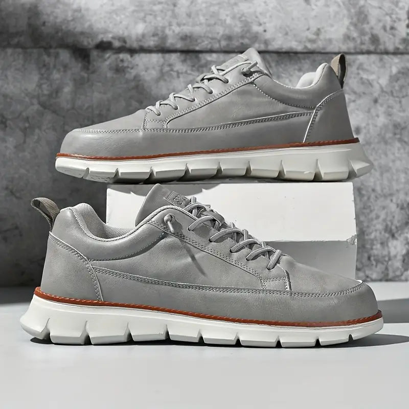Herresneakers i Ægte Læder | Casual og Elegant Udtryk