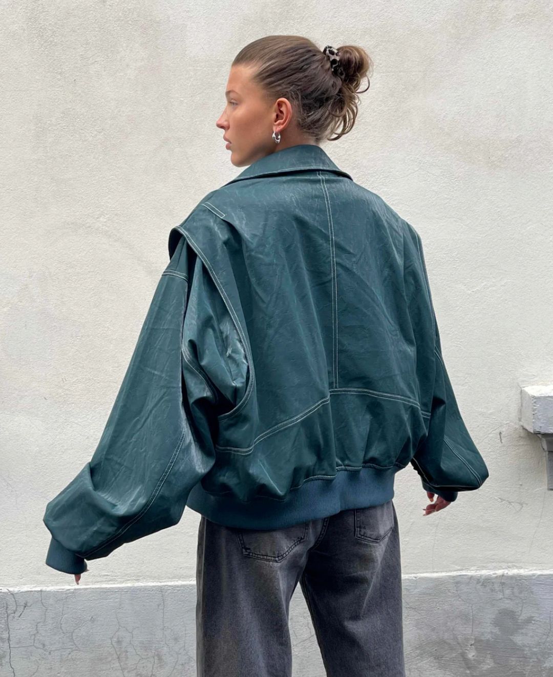 Stilfuld Bomberjakke i Ægte Læder | Urban Look