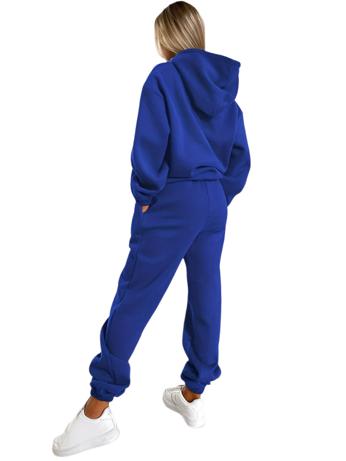 Feminint Lounge Sæt med Hoodie