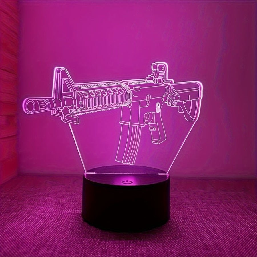 3D Geometrisk LED Lampe | Stemningsskabende Lysdesign