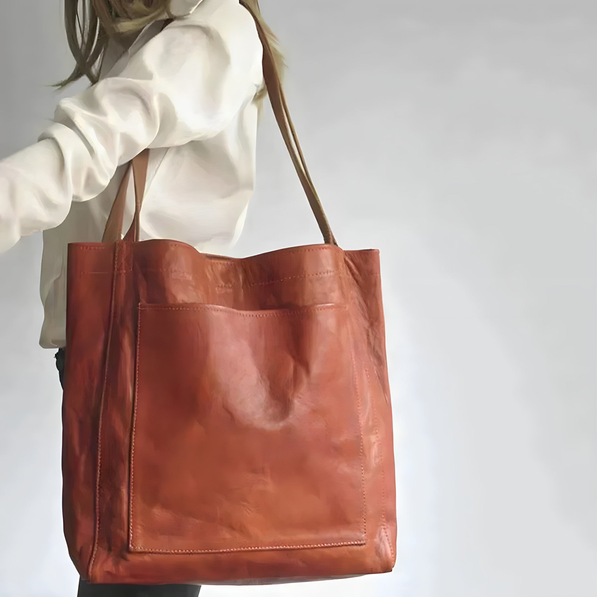 Vintage Lædertaske med Moderne Twist | Håndlavet Perfektion