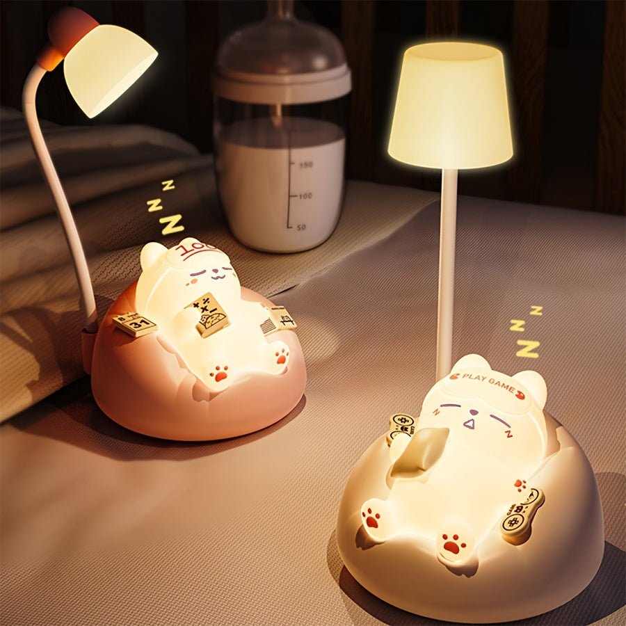 Blød Silikone Katte Natlampe | Perfekt til Børneværelset