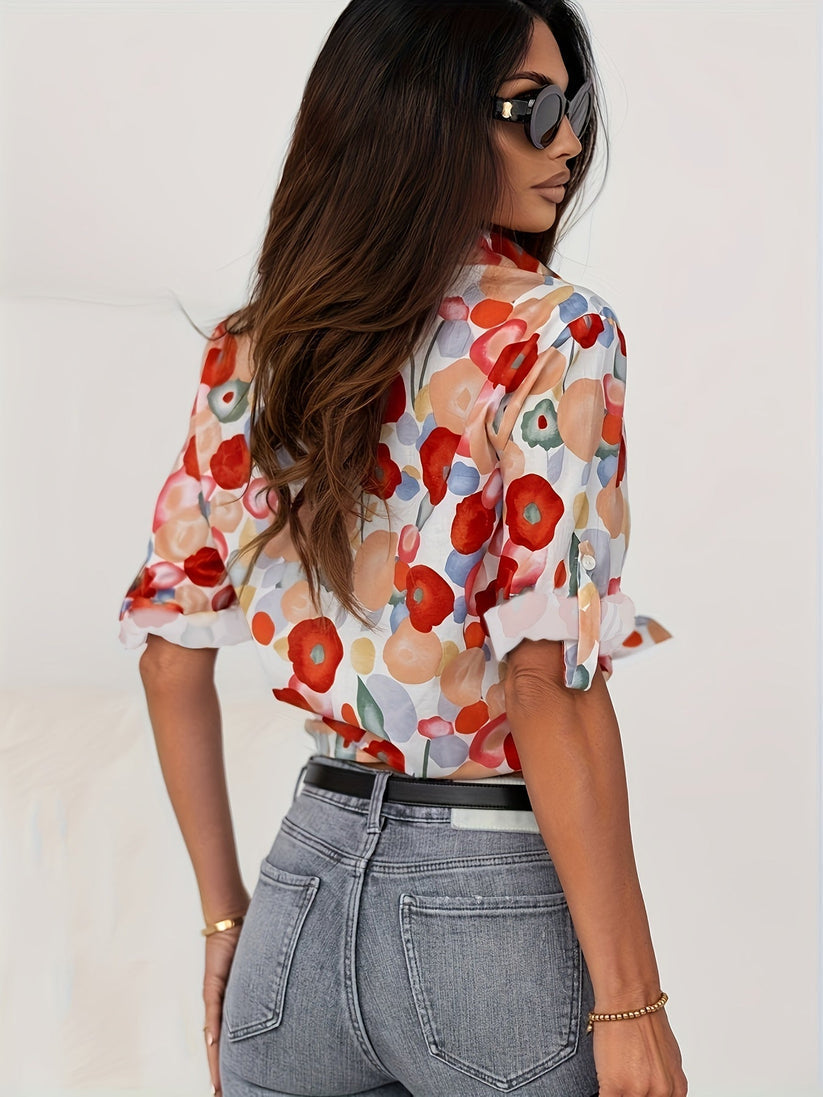 Blomsterprint Bluse | Stilfuldt Statement til Enhver Garderobe